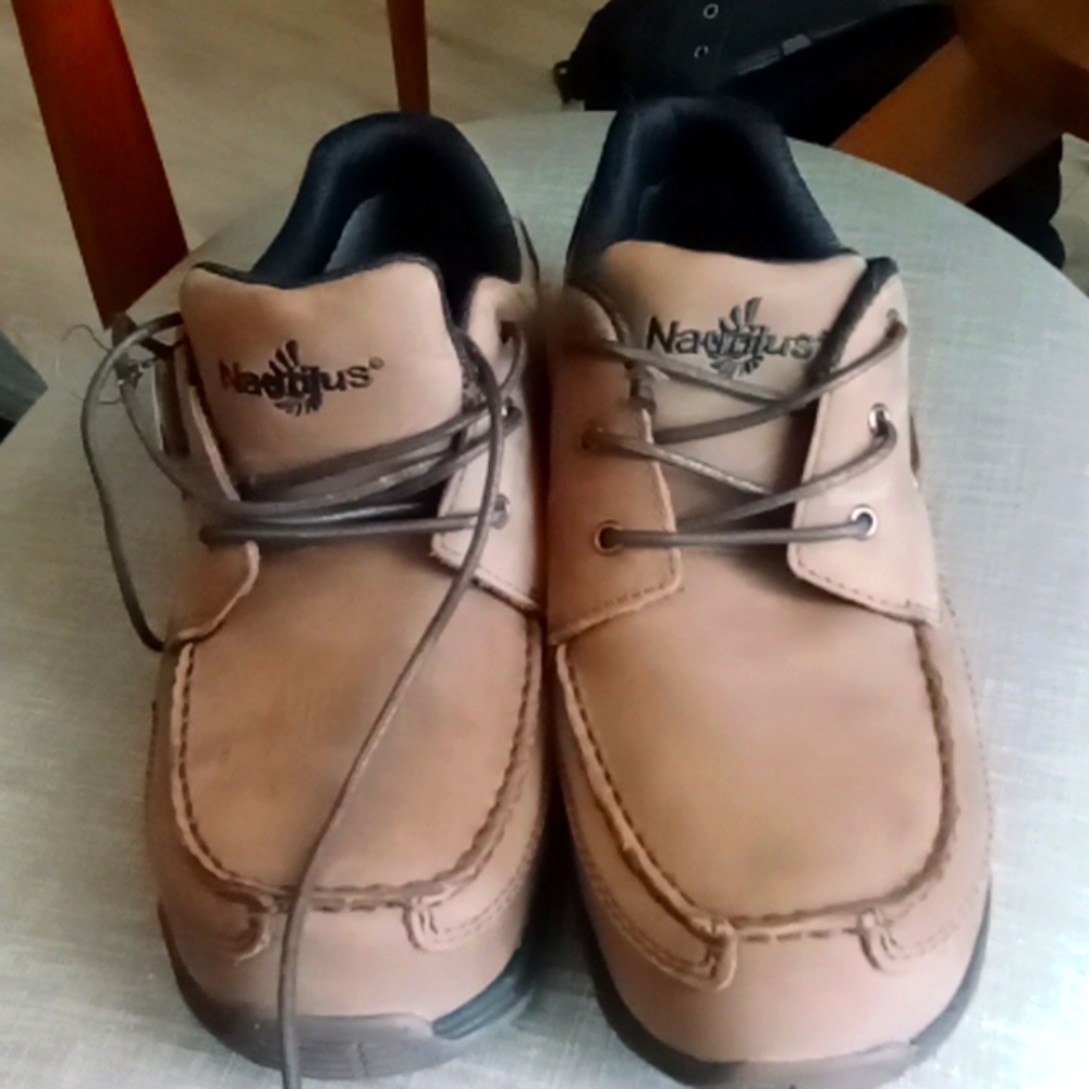 Steal toe work boots.